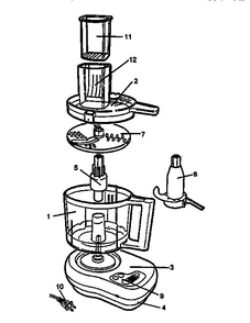 Part Location Diagram of 284320-00 Black and Decker Bowl Assembly